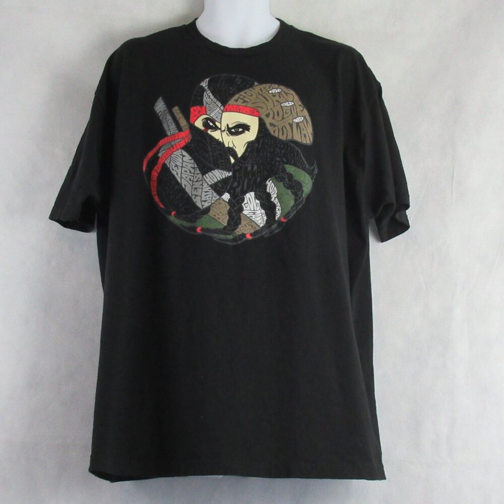 Tultex Men's Short Sleeve T-Shirt, Black With Pirate Word Art, 3XL